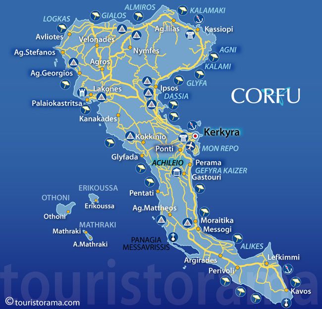 Car rental, Hire Rent a car in Corfu